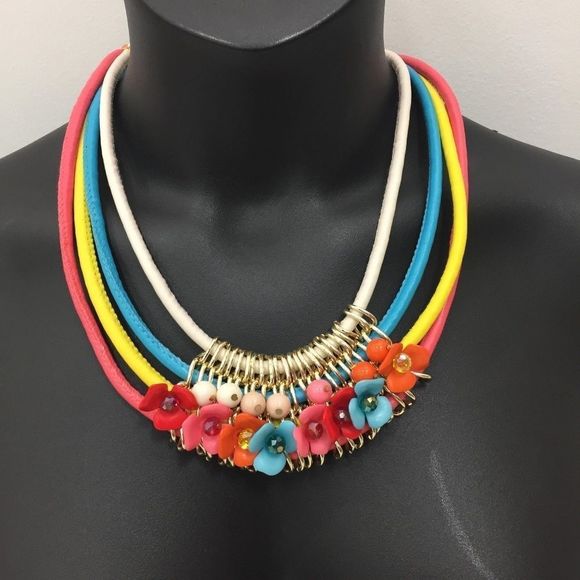 Synthetic Leather Necklace main image 1